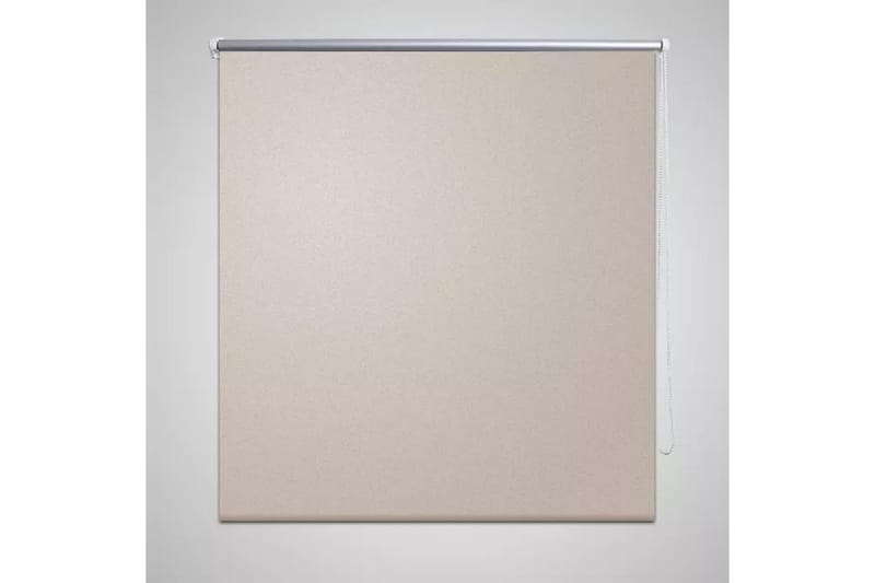 Rullegardin Blackout 80 x 175 cm Hvit - Beige - Rullegardin