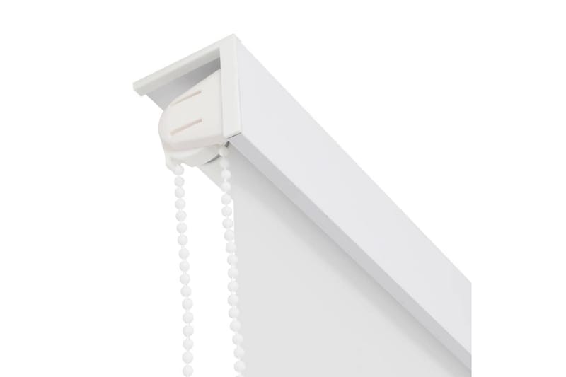 Dusjforheng 120x240 cm hvit - Hvit/Halvtransparent - Rullegardin