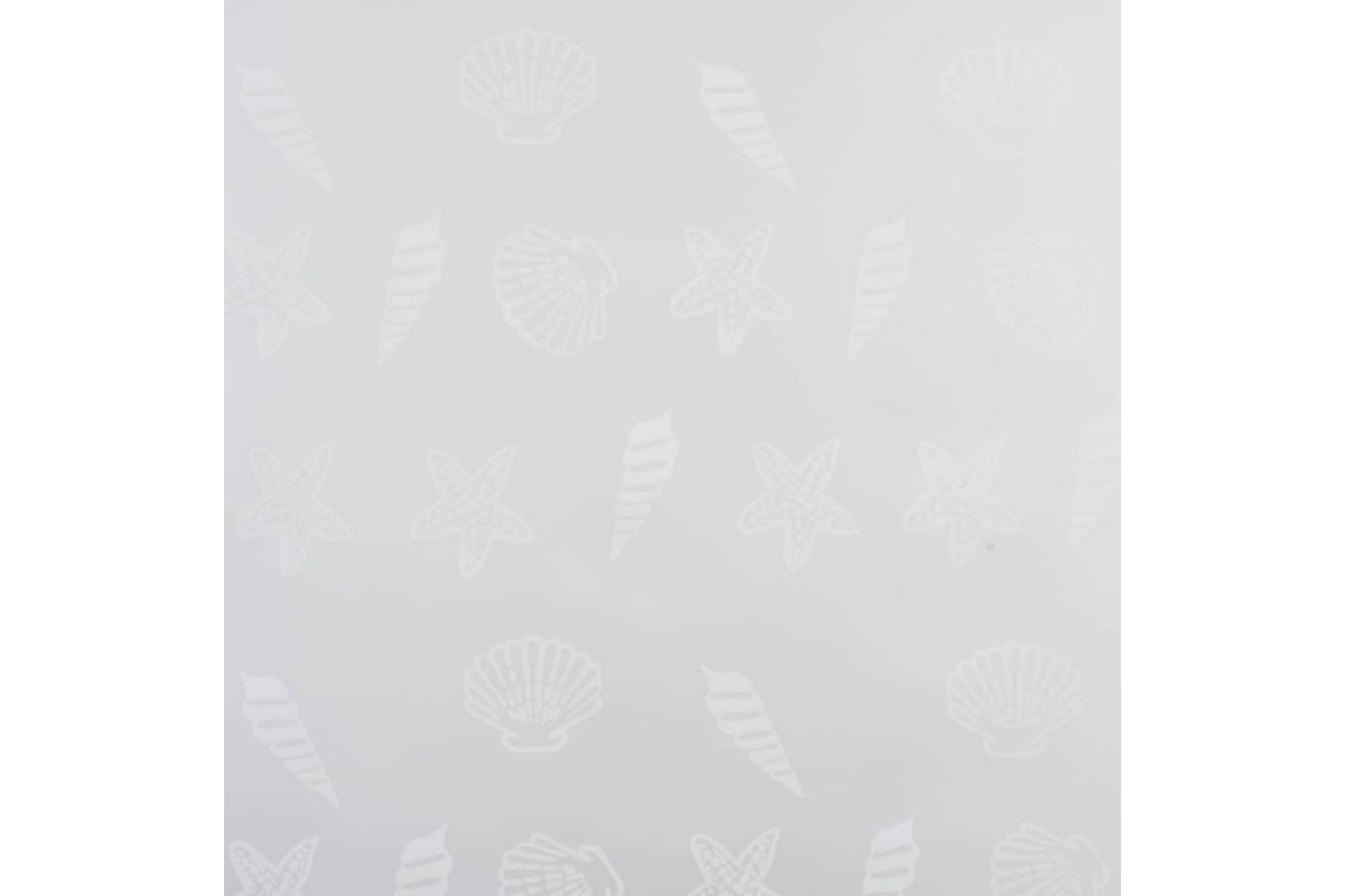Dusjforheng 160x240 cm sjøstjerne - Hvit - Tekstiler - Gardiner - Rullegardin