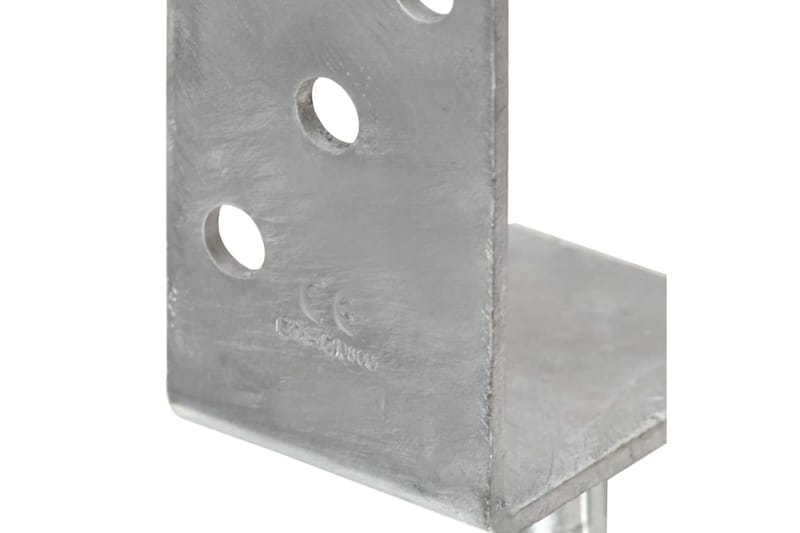 Gjerdespyd 6 stk sølv 8x6x30 cm galvanisert stål - Rullegardin
