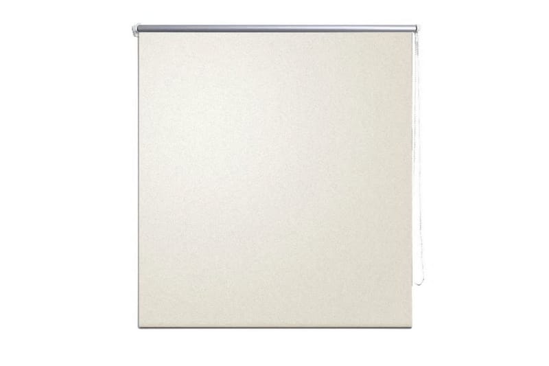 Mørkeleggingsrullegardin 100 x 175 cm Hvit - Kremhvit - Tekstiler - Gardiner - Rullegardin