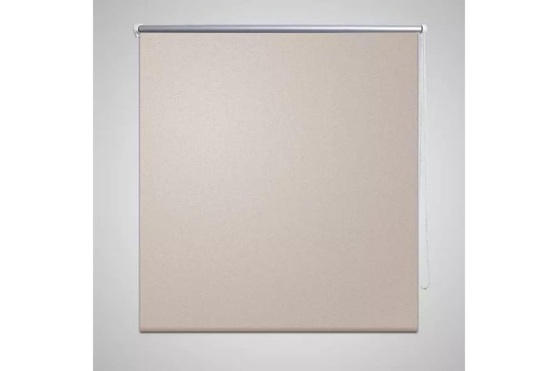 Rullegardin 100 x 230 cm beige - Beige - Tekstiler - Gardiner - Rullegardin