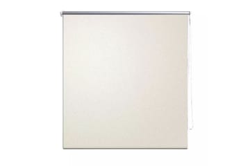 Rullegardin 120 x 175 cm beige-hvit - Kremhvit - Tekstiler - Gardiner - Rullegardin
