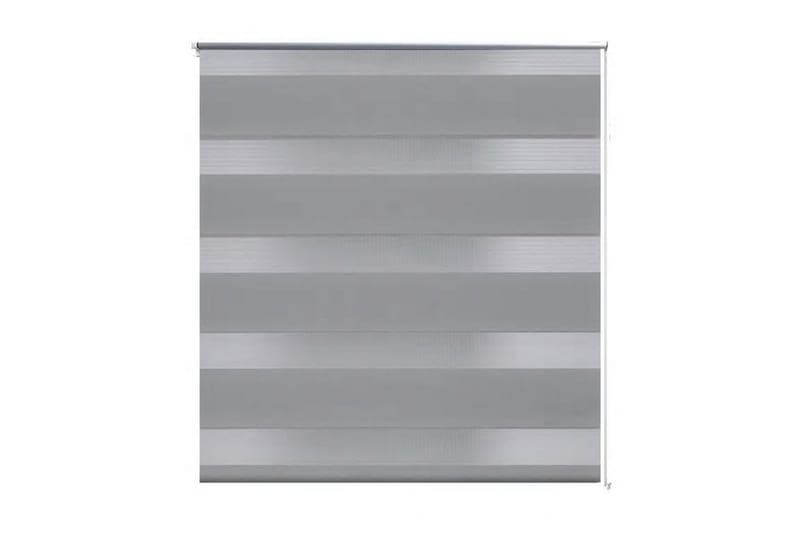 Rullegardin 140 x 175 cm grå - Grå/Transparent - Tekstiler - Gardiner - Rullegardin