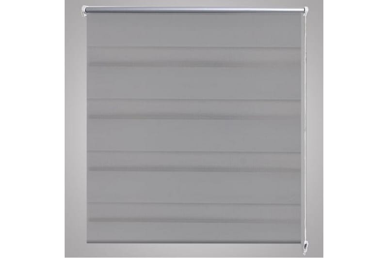 Rullegardin 140 x 175 cm grå - Grå/Transparent - Tekstiler - Gardiner - Rullegardin