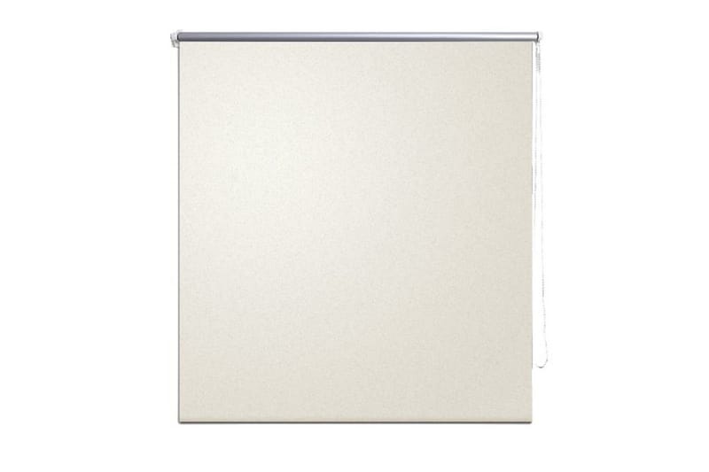 Rullegardin 140 x 230 cm beige-hvit - Kremhvit - Rullegardin