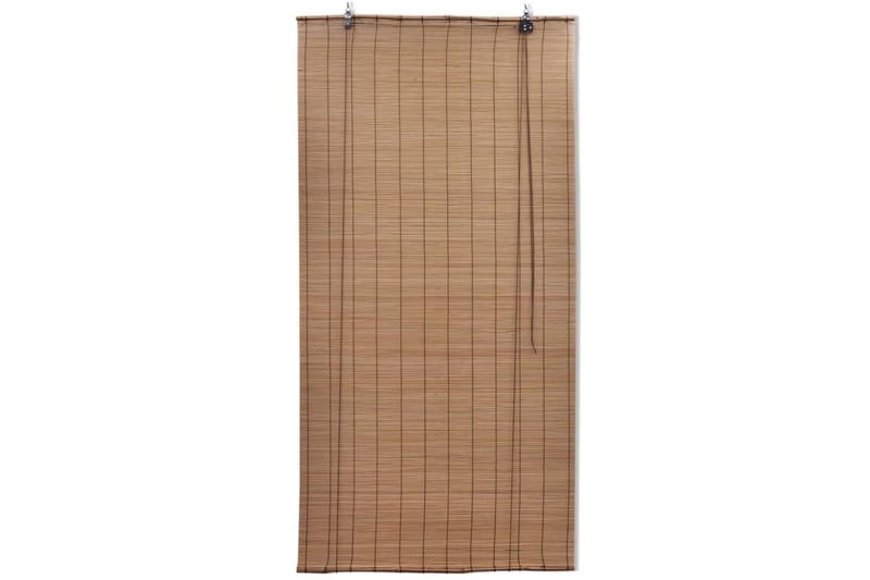 Rullegardiner 2 stk bambus 80x160 cm brun - Tekstiler - Gardiner - Rullegardin