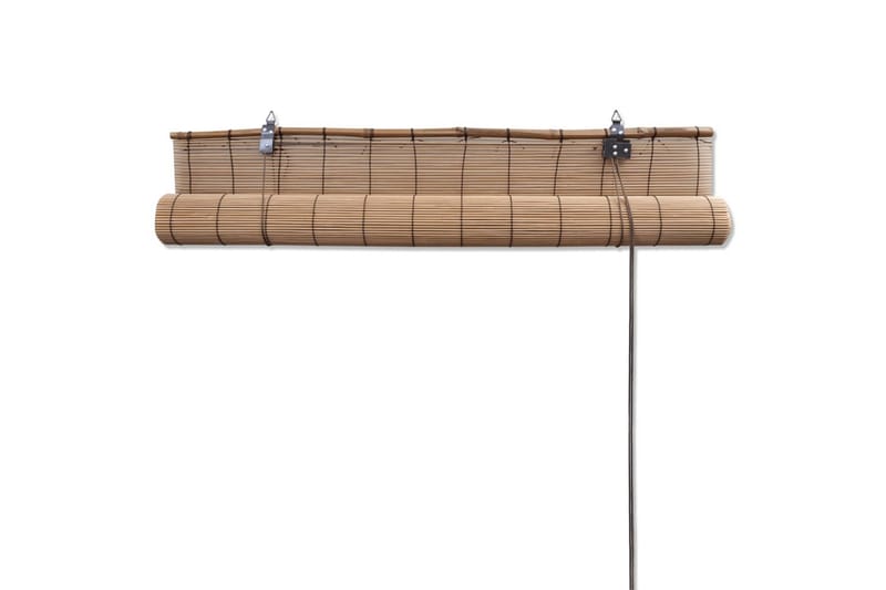 Rullegardiner brun bambus 120x220 cm - Brun - Tekstiler - Gardiner - Rullegardin