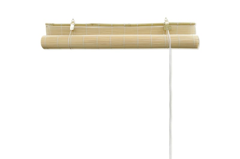 Rullegardiner naturlig bambus 140x160 cm - Beige - Tekstiler - Gardiner - Rullegardin