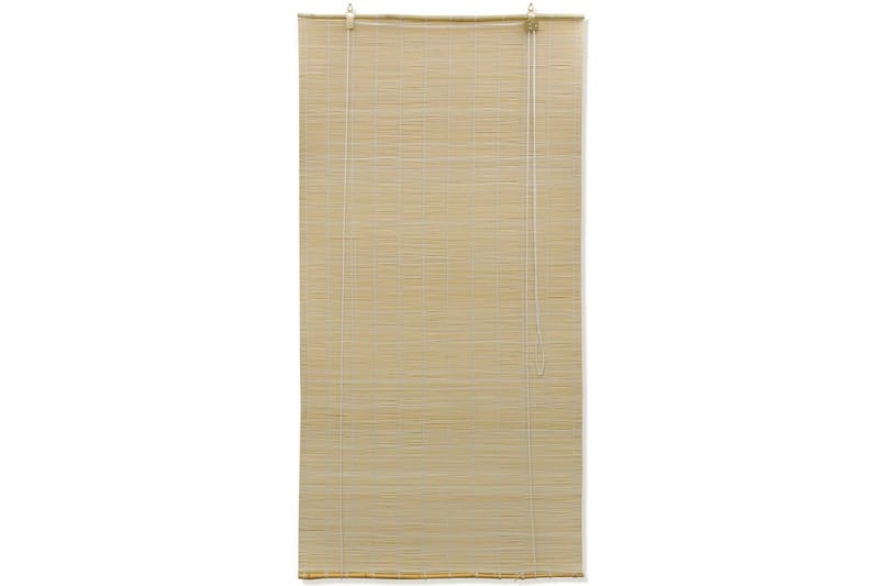 Rullegardiner naturlig bambus 140x160 cm - Beige - Tekstiler - Gardiner - Rullegardin