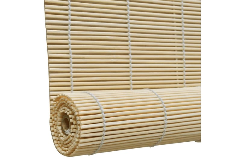 Rullegardiner naturlig bambus 140x160 cm - Beige - Rullegardin