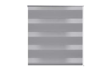 Rullegardiner sebramønstret 70 x 120 cm grå - Grå/Transparent - Tekstiler - Gardiner - Rullegardin