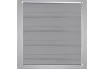 Rullegardiner sebramønstret 70 x 120 cm grå - Grå/Transparent - Tekstiler - Gardiner - Rullegardin