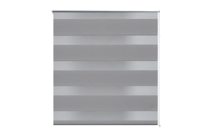 Rullegardiner sebramønstret 90x150 cm grå - Grå/Transparent - Tekstiler - Gardiner - Rullegardin