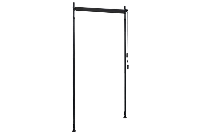 Utendørs rullegardin 100x270 cm antrasitt - Grå - Tekstiler - Gardiner - Rullegardin