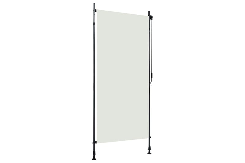Utendørs rullegardin 100x270 cm kremhvit - Krem - Tekstiler - Gardiner - Rullegardin