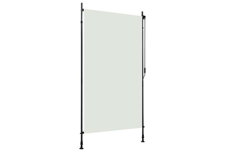 Utendørs rullegardin 120x270 cm kremhvit - Krem - Tekstiler - Gardiner - Rullegardin