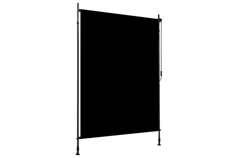 Utendørs rullegardin 150x270 cm antrasitt - Grå - Tekstiler - Gardiner - Rullegardin