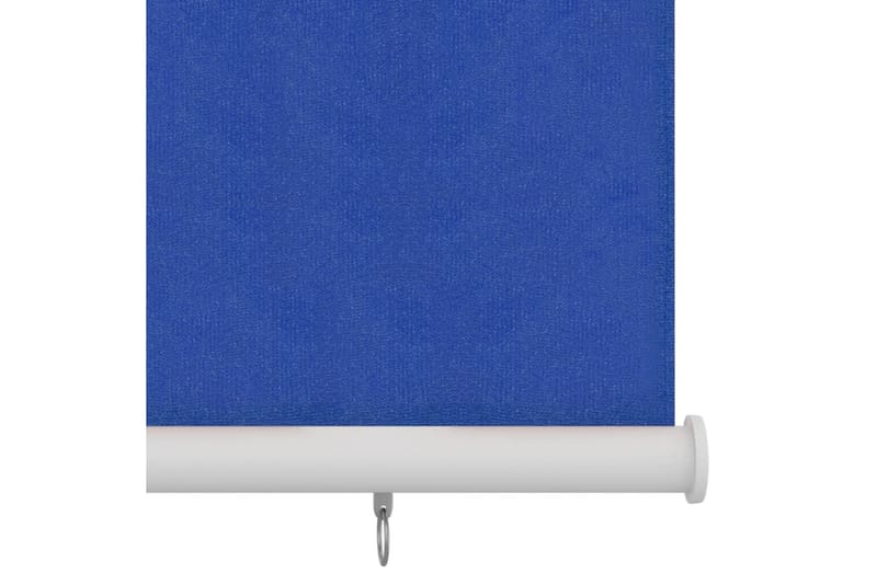 Utendørs rullegardin 160x230 cm blå HDPE - Blå - Tekstiler - Gardiner - Rullegardin