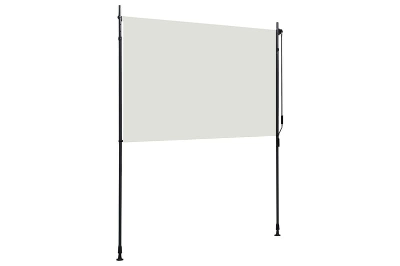 Utendørs rullegardin 200x270 cm kremhvit - Krem - Rullegardin