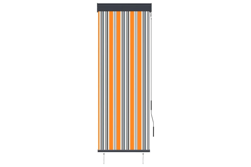Utendørs rullegardin 60x250 cm gul og blå - Gul - Tekstiler - Gardiner - Rullegardin