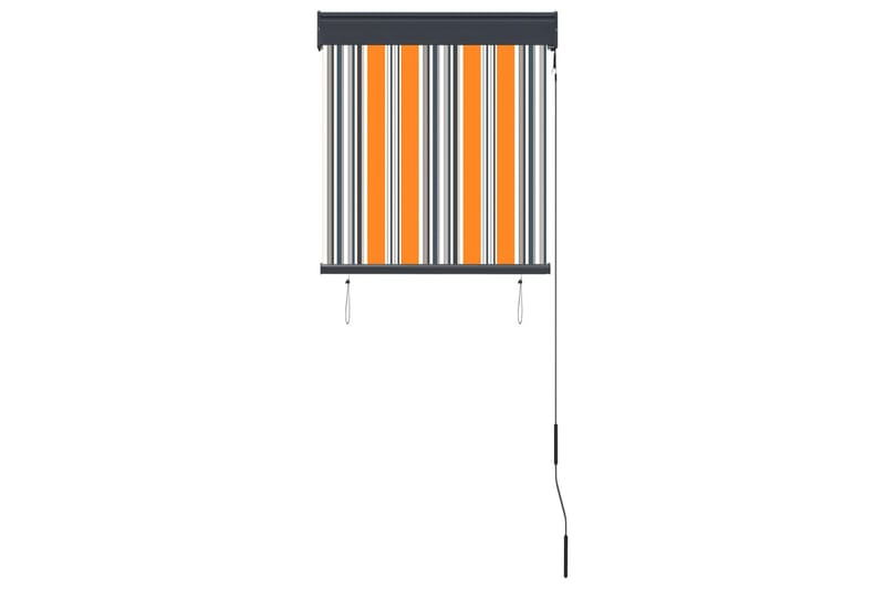 Utendørs rullegardin 60x250 cm gul og blå - Gul - Tekstiler - Gardiner - Rullegardin