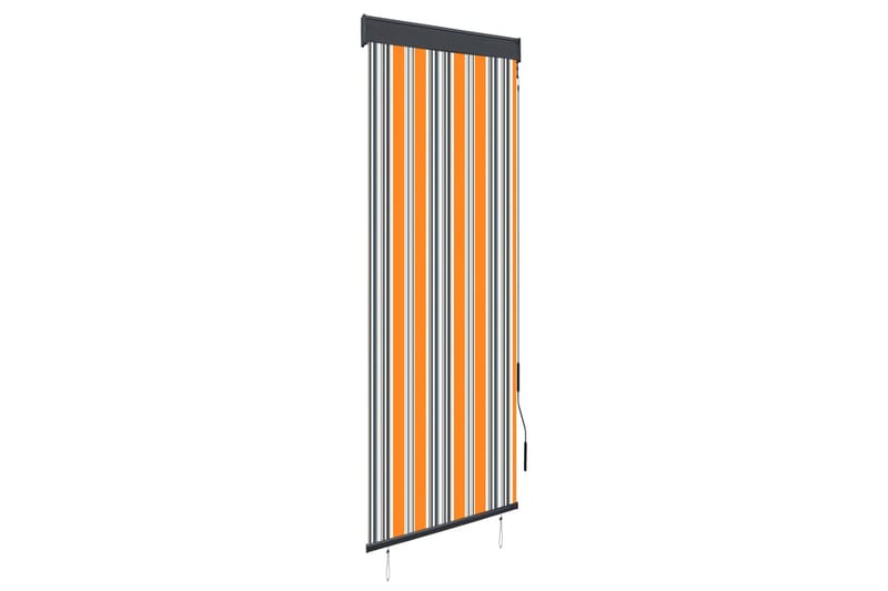 Utendørs rullegardin 60x250 cm gul og blå - Gul - Tekstiler - Gardiner - Rullegardin