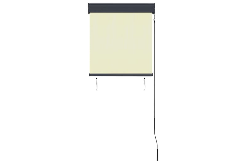 Utendørs rullegardin 60x250 cm kremhvit - Krem - Tekstiler - Gardiner - Rullegardin
