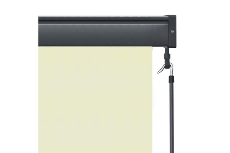 Utendørs rullegardin 80x250 cm kremhvit - Krem - Tekstiler - Gardiner - Rullegardin