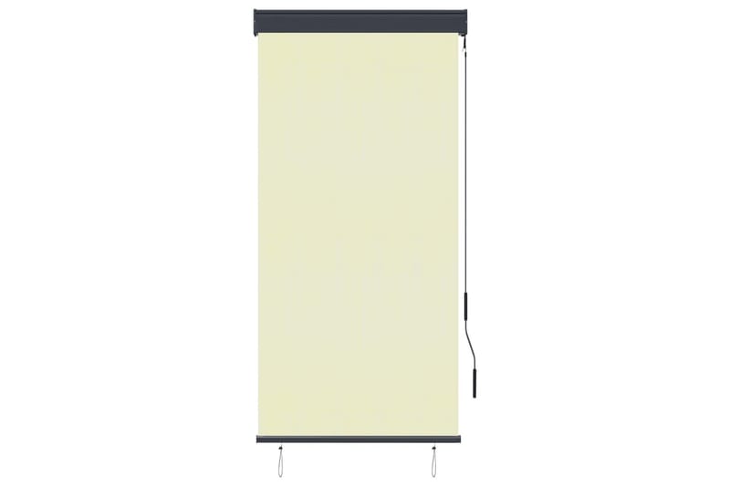 Utendørs rullegardin 80x250 cm kremhvit - Krem - Tekstiler - Gardiner - Rullegardin