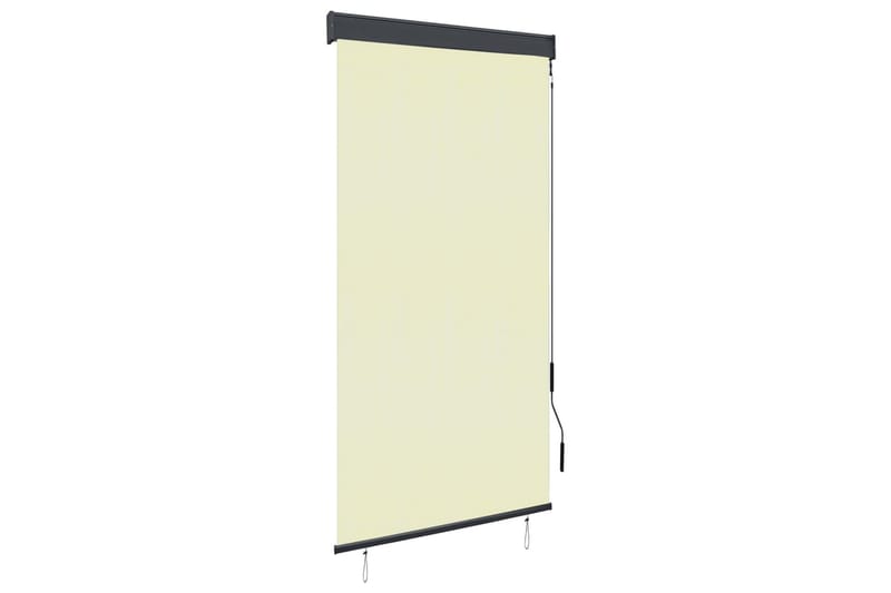Utendørs rullegardin 80x250 cm kremhvit - Krem - Tekstiler - Gardiner - Rullegardin