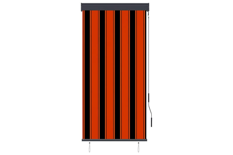 Utendørs rullegardin 80x250 cm oransje og brun - Oransj - Rullegardin