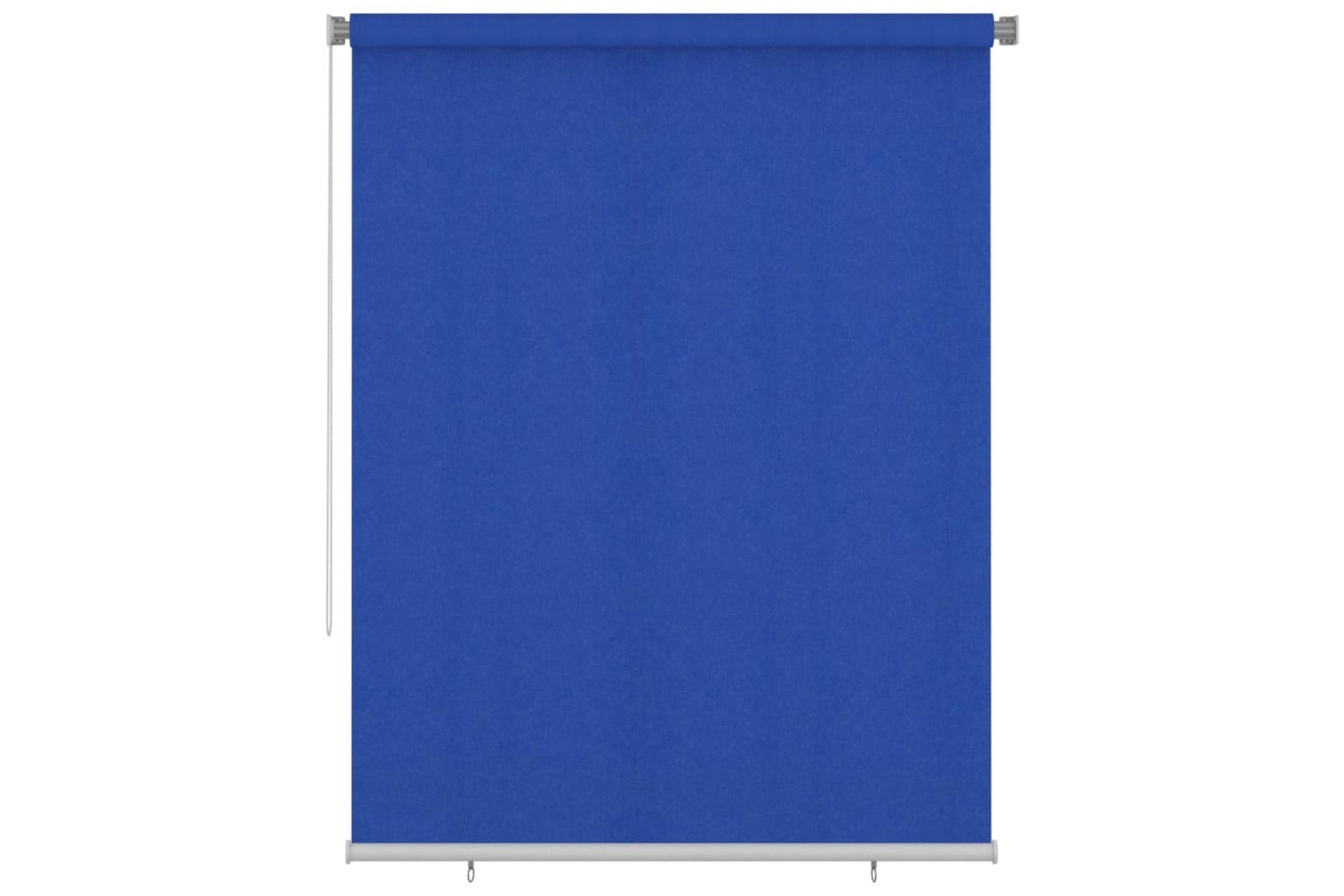 Utendørs rullegardin 180x230 cm blå HDPE - Blå