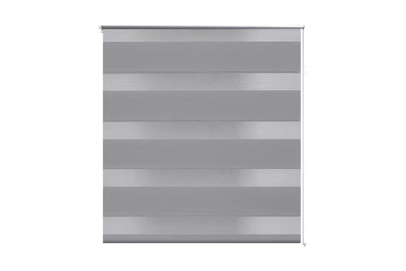 Zebra Gardiner 100 x 175 cm Grå - Grå/Transparent - Tekstiler - Gardiner - Rullegardin