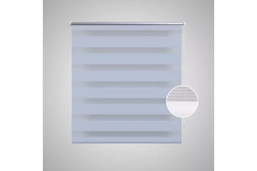 Zebra Gardiner 60 x 120 cm Hvit - Hvit/Transparent - Tekstiler - Gardiner - Rullegardin