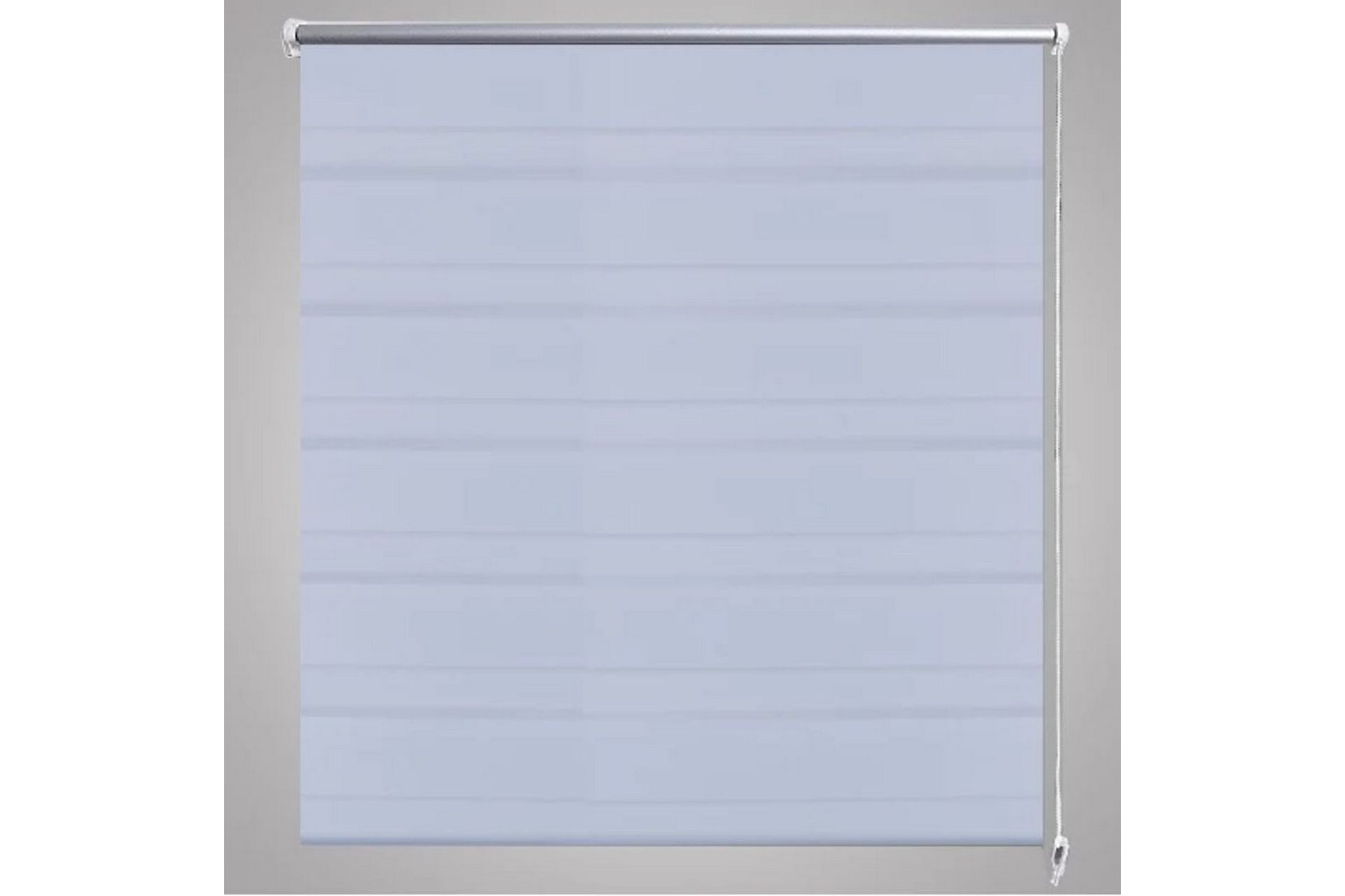Zebra Gardiner 60 x 120 cm Hvit - Hvit/Transparent - Tekstiler - Gardiner - Rullegardin