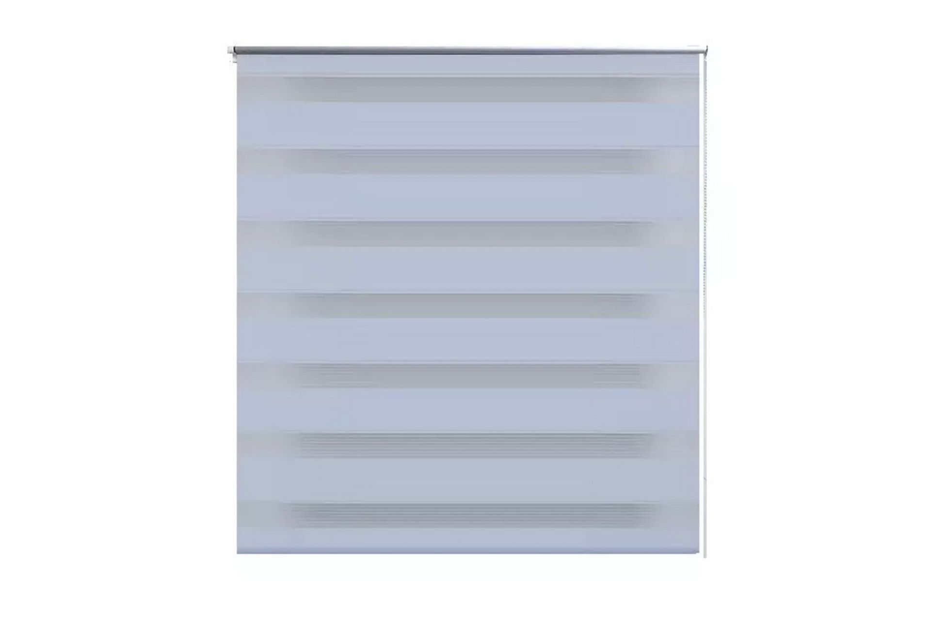 Zebra Gardiner 60 x 120 cm Hvit - Hvit/Transparent - Tekstiler - Gardiner - Rullegardin