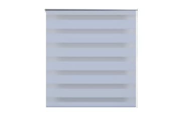 Zebra Gardiner 60 x 120 cm Hvit - Hvit/Transparent - Tekstiler - Gardiner - Rullegardin