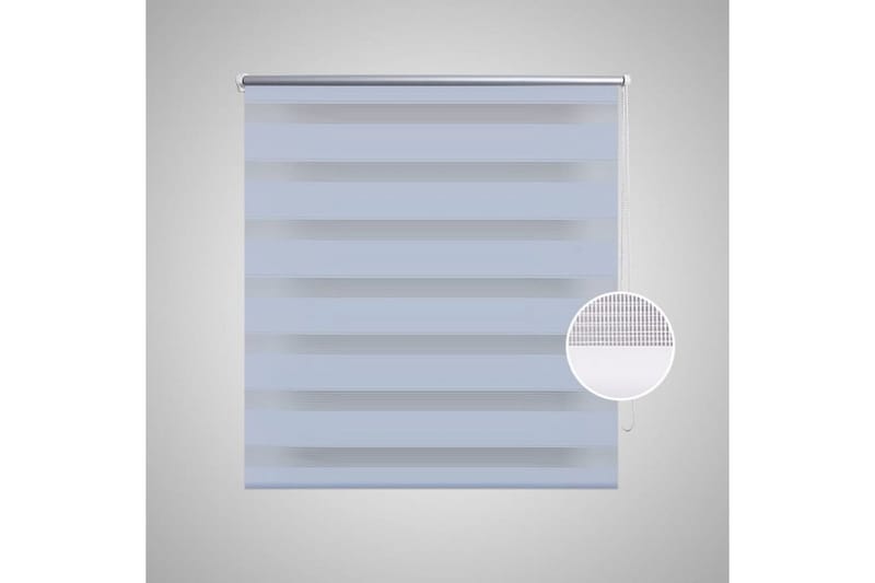 Zebra Gardiner 70 x 120 cm Hvit - Hvit/Transparent - Tekstiler - Gardiner - Rullegardin