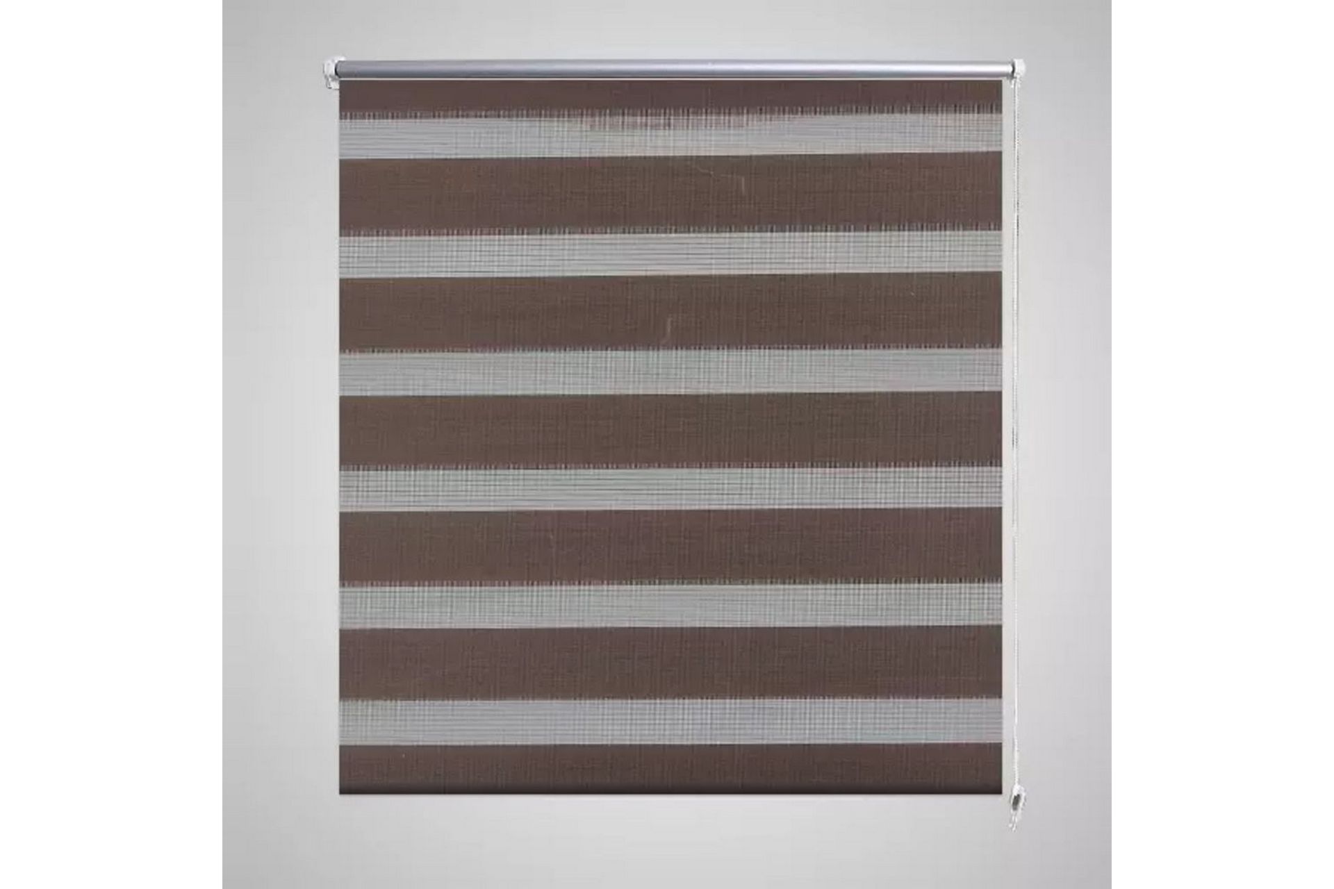 Zebra Gardiner 70 x 120 cm Kaffe Farge - Brun/Transparent - Tekstiler - Gardiner - Rullegardin