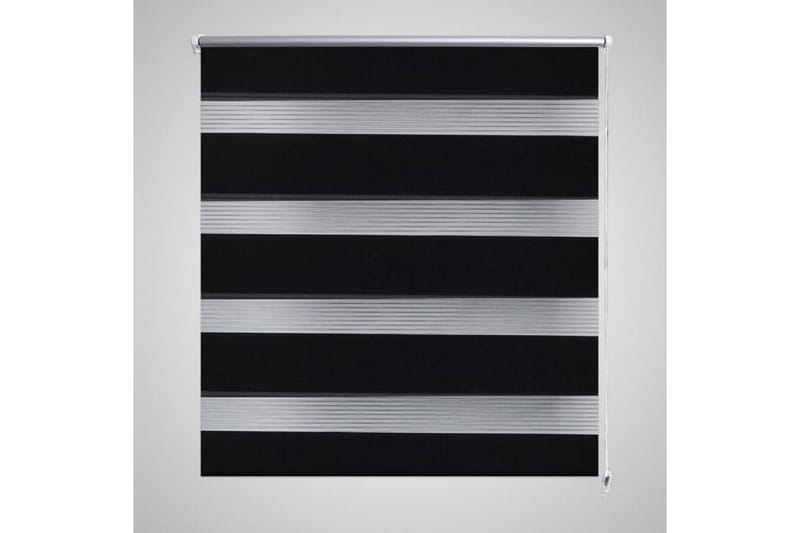 Zebra Gardiner 70 x 120 cm Svart - Svart/Transparent - Rullegardin