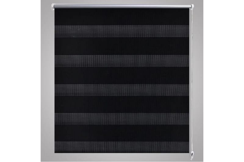 Zebra Gardiner 70 x 120 cm Svart - Svart/Transparent - Tekstiler - Gardiner - Rullegardin