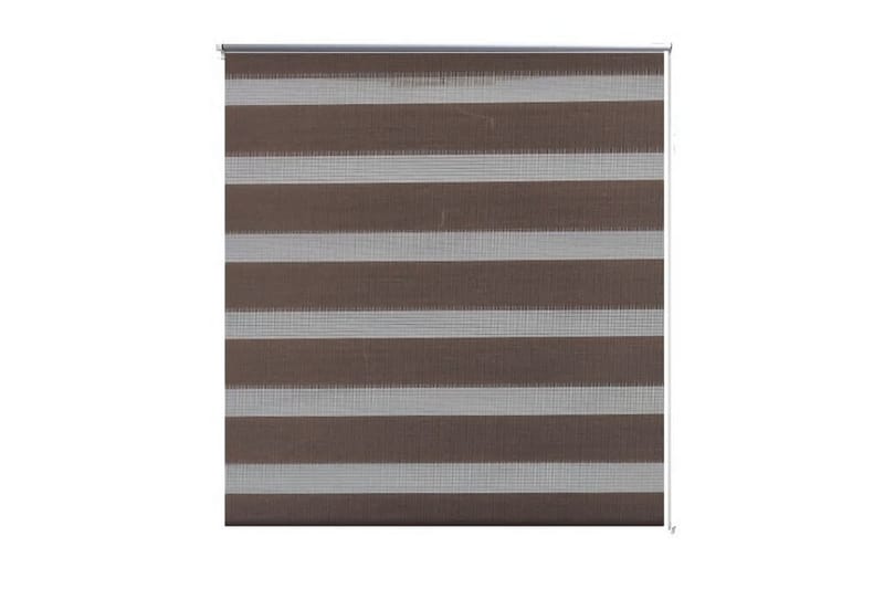 Zebra Gardiner 80 x 150 cm Kaffe Farge - Brun/Transparent - Tekstiler - Gardiner - Rullegardin
