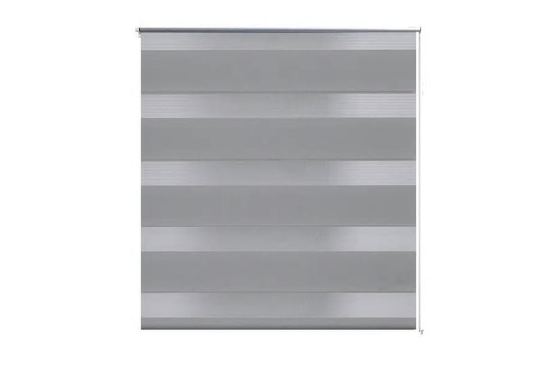 Zebra Gardiner 80 x 175 cm Grå - Grå/Transparent - Tekstiler - Gardiner - Rullegardin