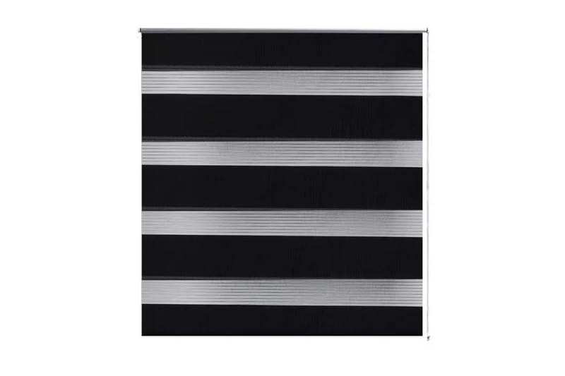 Zebra Rullegardin 120 x 230 cm Svart - Svart/Transparent - Rullegardin