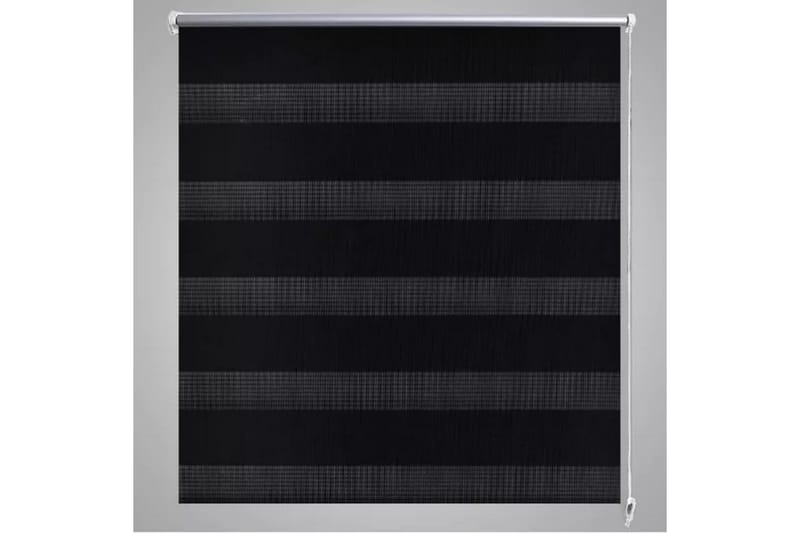Zebra Rullegardin 120 x 230 cm Svart - Svart/Transparent - Rullegardin