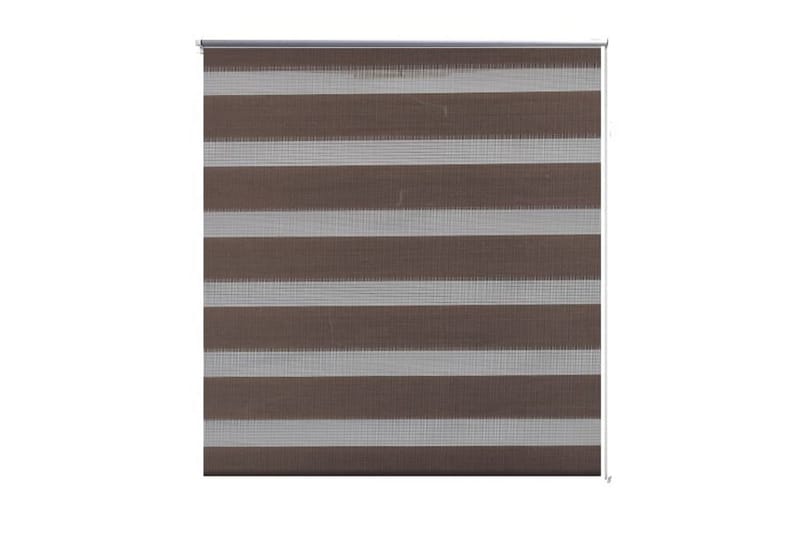 Zebra Rullegardin 140 x 175 cm Kaffe Farge - Brun/Transparent - Tekstiler - Gardiner - Rullegardin