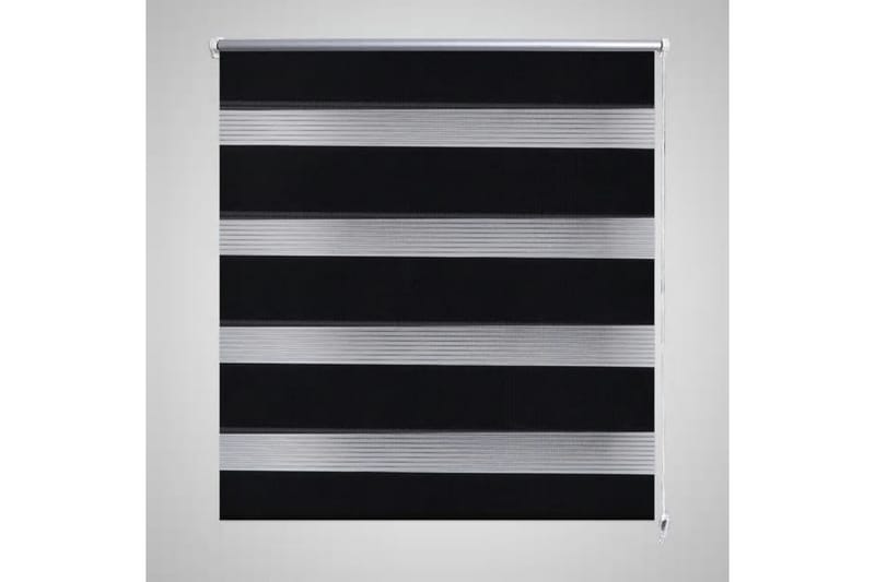 Zebra Rullegardin 50 x 100 cm Svart - Svart/Transparent - Rullegardin