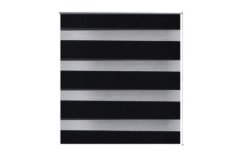 Zebra Rullegardin 50 x 100 cm Svart - Svart/Transparent - Tekstiler - Gardiner - Rullegardin