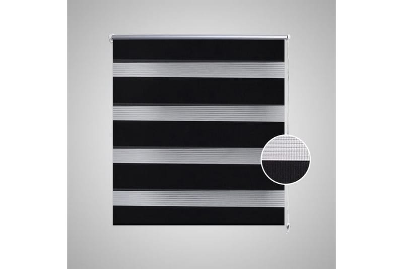 Zebra Rullegardin 50 x 100 cm Svart - Svart/Transparent - Tekstiler - Gardiner - Rullegardin